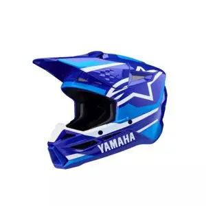 Nopea Toimitus Alpinestars YAMAHA S-M3 2026 Cross-kypärä - Sininen / Valkoinen