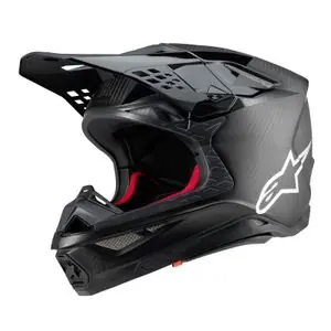 Alpinestars SUPERTECH S-M10 - FAME 2023 Cross-kypärä - Hiili / Hiili Loppuunmyynti
