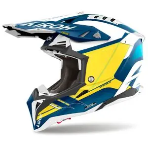 Airoh AVIATOR 3 - SABER 2024 Cross-kypärä - Sininen Osta Verkossa