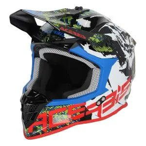 Acerbis LINEAR 22.06 2024 Cross-kypärä - Valkoinen / Musta Ilmainen Palautus