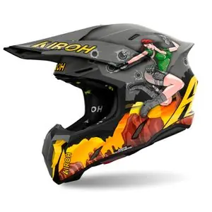 Superhinta Airoh TWIST 3 - ADVENTURE 2025 Cross-kypärä - Musta