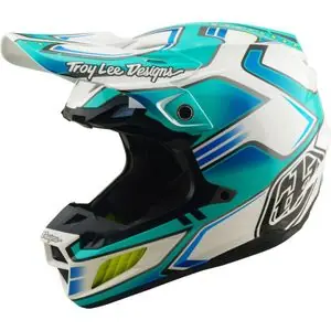 TroyLee design SE5 COMPOSITE MIPS CREST 2027 Cross-kypärä - Sininen Edullinen Hinta
