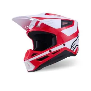 Älä Missaa Alpinestars S-M3 HEAT 2026 Cross-kypärä - Punainen / Valkoinen
