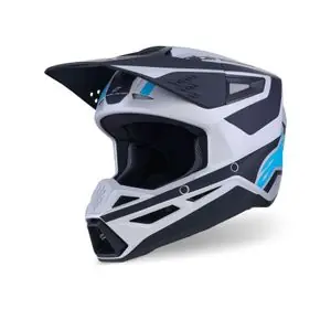 Kuuma Tarjous Alpinestars S-M3 HEAT 2026 Cross-kypärä - Harmaa / Sininen
