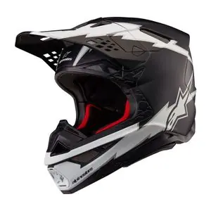 Tarjous Alpinestars SUPERTECH S-M10 - AMPRESS 2025 Cross-kypärä - Musta / Valkoinen