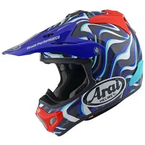 Arai MX-V EVO STREAM 2026 Cross-kypärä - Sininen Viikonlopputarjous