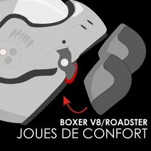 Poisto ROOF KIT BOXER V8 Poskipatjat - Musta