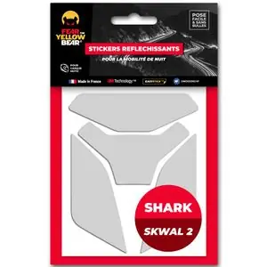 Fear The Yellow Bear REPLICA SHARK SKWAL 2 Heijastavat Tarrat - Valkoinen Vain Tänään