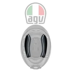 AGV K1 S/K1 Poskipatjat - Musta Turvallinen Maksu