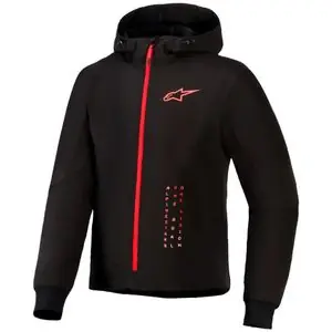 Alpinestars RADIUM TECH Moottoripyörähuppari - Musta / Punainen Tarjous