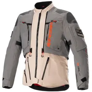 Uusi Kokoelma Alpinestars AMT-10R DRYSTAR XF Moottoripyörätakki - Harmaa / Oranssi