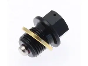 Älä Missaa Tecnium magnetisoitu - musta alumiini M19x1,5x14 Universal Tyhjennysventtiili