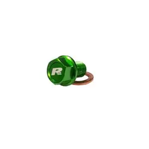 Aito RFX magnetisoitu (vihreä) [M10 x15 mm x 1,25] Tyhjennysventtiili