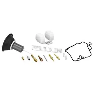 Nopea Toimitus P2R NECESSAIRE-KIT REPARATION CARBURATEUR 18 mm ADAPTABLE SCOOT 50 CHINOIS 4T GY6-KYMCO 50 AGILITY 4T-PEUGEOT 50 V-CLIC 4T-SYM 50 OR Kaasupumpun korjaussarja