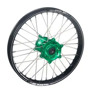 Haan Wheels A60 avant dimension 21x1.60 noir/vert Rengas Alkuperäinen
