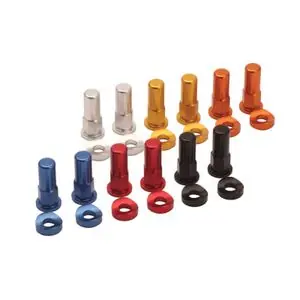 Ajankohtainen RFX Écrous et rondelles de blocage de jante (Argenté) 2pcs Gripster